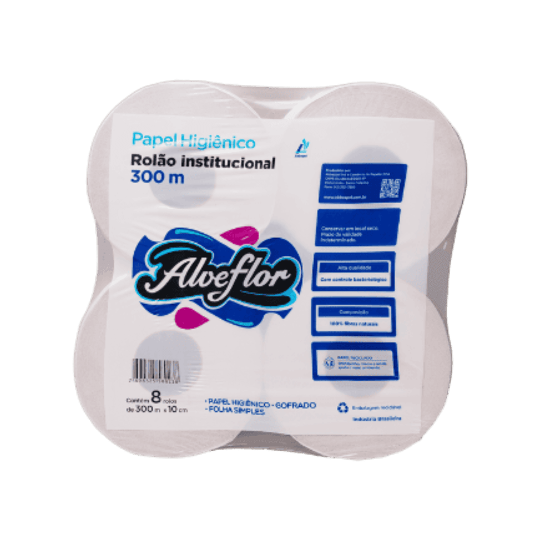 Papel Higiênico Rolão Institucional 300m